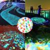 Glow-in-the-Dark Pebbles for Aquariums and Gardens, 1,200 Count, Green and Blue view 4