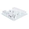 Keenso Shot Glass Chess Game, Drinking Game Set with Glass Board view 1