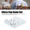 Keenso Shot Glass Chess Game, Drinking Game Set with Glass Board view 2