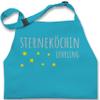 Shirtracer Kids' Apron, "Star Chef Apprentice," Turquoise, Ages 2–6 view 1