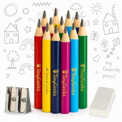 Jumbo Pencils for Toddlers – My First Preschool Pencils, 12-Piece Set
