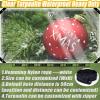 ZHJSHOU Transparent Tarp with Grommets, 3.8 x 4.8 m, Rain Protection for Pergolas view 2