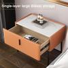 KEJIAWU Minimalist Nightstand with 1 Drawer, Dark Gray, 50 cm view 2