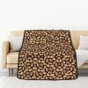 KIROJA Fun Food Hot Dogs Ultra-Soft Flannel Double-Sided Throw Blanket view 1