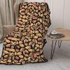 KIROJA Fun Food Hot Dogs Ultra-Soft Flannel Double-Sided Throw Blanket view 2