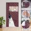 AQKaki Magnetic Thermal Insulated Door Curtain, Side-Opening view 4