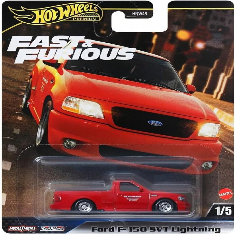 Hot Wheels Ford F-150 SVT Lightning HYP75 Fast & Furious Car