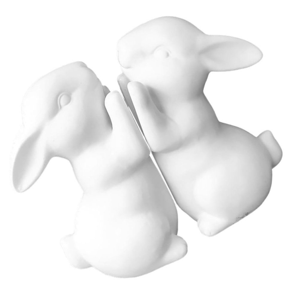 MAGICLULU Ceramic Rabbit Bookends