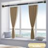 POCHY 40–500 cm Stainless Steel Tension Curtain Rod, 33 mm Diameter, Purple, 260–350 cm view 4