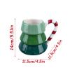 Duqulle Christmas Tree Ceramic Coffee Mug view 4