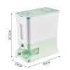 BURLOE Sealed Grain Container with Measuring Cup, Clear/Beige view 4