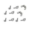 Wing Nuts, Nut Fasteners, Square Wing Nuts, Easy-to-Use 304 Stainless Steel, M3, M4, M5, M6, M8, M10, M12 (Size: M3, 10 pcs) view 1