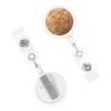 Ramen-Print Egg Cup Badge Holder with Crocodile Clip view 1