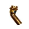 zbs24 Copper Press Fitting, 28 mm 45° Elbow I/A, 1 pc., with Seals, V-Press Profile, DVGW-Tested view 3