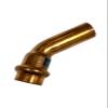 zbs24 Copper Press Fitting, 28 mm 45° Elbow I/A, 1 pc., with Seals, V-Press Profile, DVGW-Tested view 4