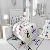 Gymnastics Bedding Set, Twin Size, Gymnast Silhouette Duvet Cover Set for Girls, Teens and Women, 1 Pillowcase view 4