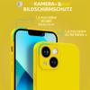 MyGadget Case for iPhone 13 Mini – Dual-Layer Case with Camera Protection – Yellow view 3