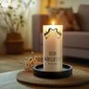 Mr. & Mrs. Panda Personalized Penguin Love Candle with Name, 29 x 8 cm XL view 4