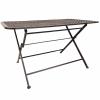 L'Héritier Du Temps Auguste Rectangular Coffee Table, Iron, for Outdoor Use, Patinated Brown, 55.5 x 60 x 100 cm view 2