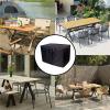 ATYUJKB Waterproof Garden Furniture Cover 287 x 155 x 82 cm, 420D Oxford Fabric Cover for Outdoor Sofas, Tables, Chairs, and Furniture Sets view 3
