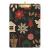 Christmas Colorful Decorative Elements Transparent Clipboard view 1