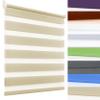 Chain-Operated No-Drill Roller Blind 95 x 110 cm, Beige view 1