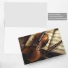 NONHAI “Thinking of You” Greeting Card with Envelope, Violin and Book Design, Blank Note Card for All Occasions view 2