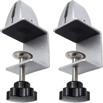 Desktop Partition Clips, Aluminum Alloy, 2-Pack