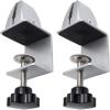 Desktop Partition Clips, Aluminum Alloy, 2-Pack view 1