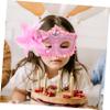 DECHOUS 2-Piece Floral Masquerade Masks view 3