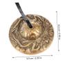 Toyvian Tibetan Brass Tingsha Cymbal for Yoga and Meditation view 2
