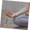 Toyvian Tibetan Brass Tingsha Cymbal for Yoga and Meditation view 4