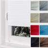 Pleated Blind Without Drilling, Klemmfix, 85 x 130 cm, White view 1