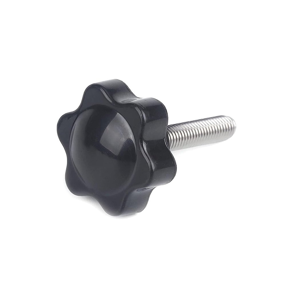 Star-Shaped Knurled Knobs and Screws, 25 pcs, M4–M12, Bakelite Hand Knob, M10 × 35 mm (5 pcs, M6 × 1)