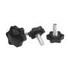 Star-Shaped Knurled Knobs and Screws, 25 pcs, M4–M12, Bakelite Hand Knob, M10 × 35 mm (5 pcs, M6 × 1) view 2