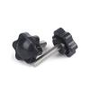 Star-Shaped Knurled Knobs and Screws, 25 pcs, M4–M12, Bakelite Hand Knob, M10 × 35 mm (5 pcs, M6 × 1) view 3