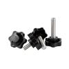 Star-Shaped Knurled Knobs and Screws, 25 pcs, M4–M12, Bakelite Hand Knob, M10 × 35 mm (5 pcs, M6 × 1) view 4