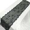 birnn Party Decoration, 183 x 33 cm, Halloween Lace Spiderweb Table Runner, Black view 1