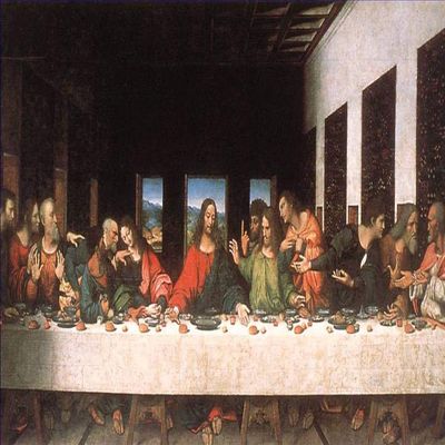 Toperfect Handmade Oil Painting 50-2000 by University Art Professors, The Last Supper by Leonardo da Vinci, Jesus Christ, Italian Renaissance, Biblical Catholic Famous Painting -4