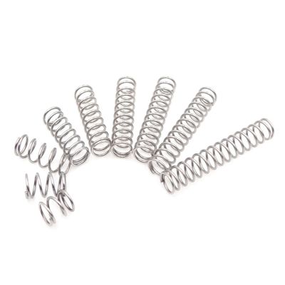 Stainless Steel Compression Spring, 1.4 mm Wire, 8–12 mm OD, 10–100 mm Length, 1.4 × 10 × 15 mm, 10-Pack
