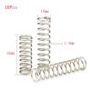 Stainless Steel Compression Spring, 1.4 mm Wire, 8–12 mm OD, 10–100 mm Length, 1.4 × 10 × 15 mm, 10-Pack view 2