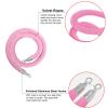 Velvet Rope Barrier, Pink, Blue, Green, Yellow, 100 cm/3.2 ft view 4