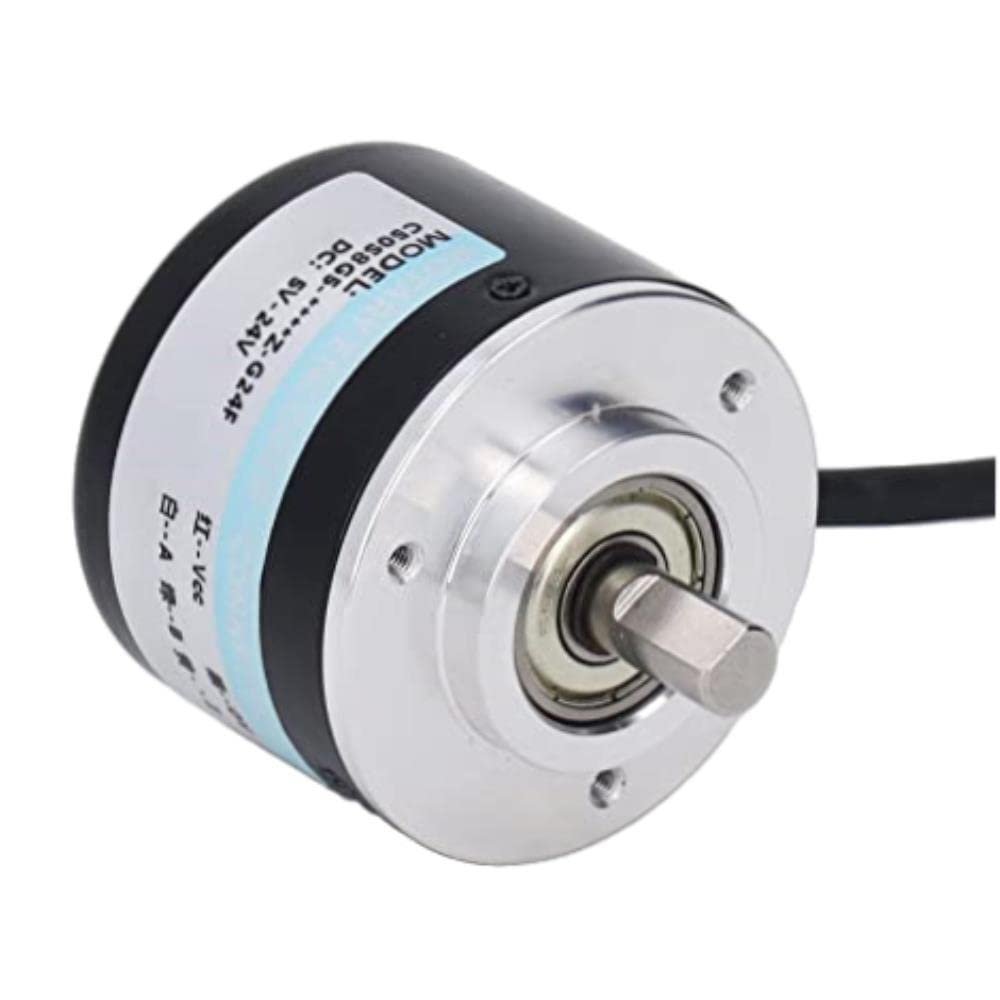 AOHRO High-Resolution Stainless Steel Robot Encoder, IP50, High Load Capacity, Industrial 2-Phase Incremental Encoder for Precise Positioning