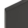 Camerina Solid Wood Vanity Top/Tabletop, Dark Gray, 40 x 60 x 2 cm, Treated view 4