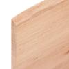 Camerina Solid Wood Washbasin Countertop/Tabletop, Light Brown, 40 x 60 x 2 cm, Treated view 4