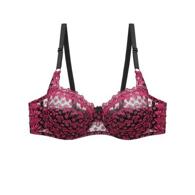 SzELL Women's Plus-Size Wireless Bra, Soft Breathable Lift-Up Air Bra, Adjustable (B, 42C/95C)