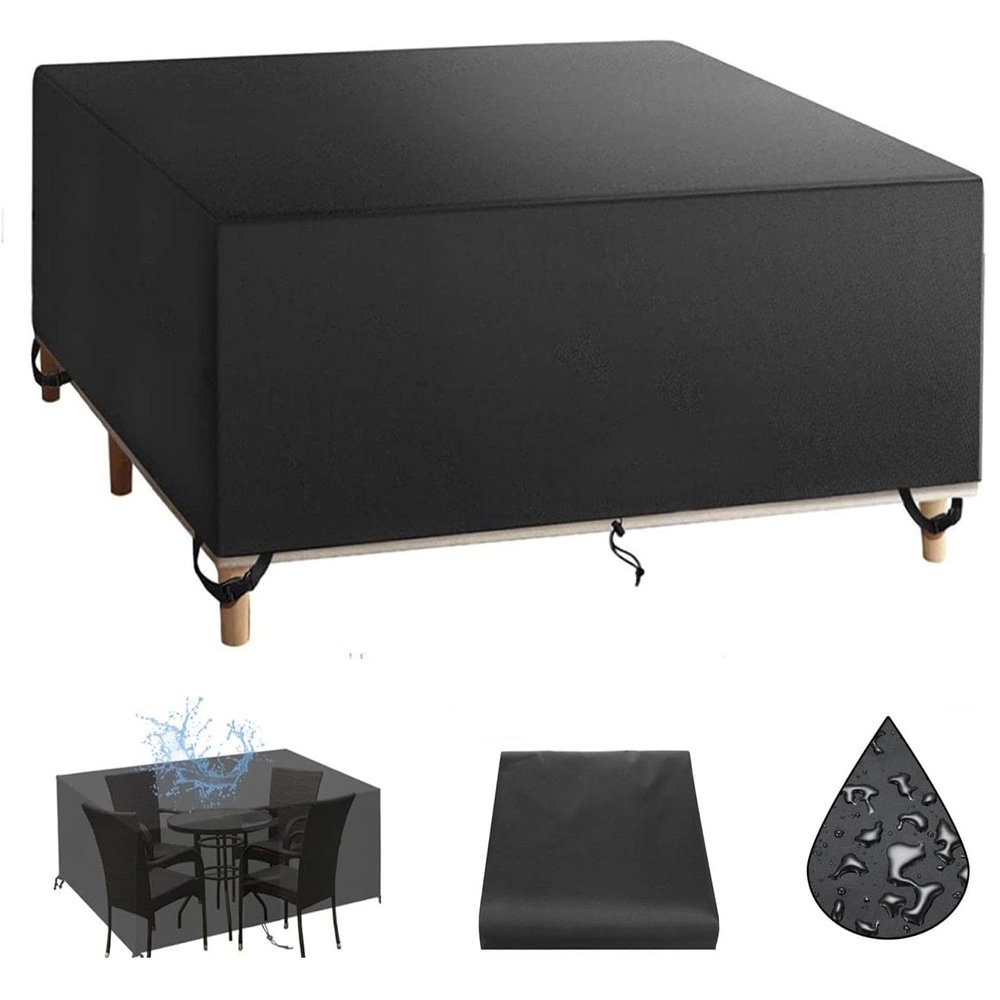 Zhaoyang Art Outdoor Furniture Cover 270 x 85 x 100 cm, Waterproof Rectangular Patio Table Cover