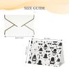 NONHAI Blank Greeting Cards with Envelopes, Beard-and-Hat Black-and-White Pattern view 2