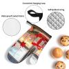 Merry Christmas Oven Mitts and Potholders, Set of 4 view 4