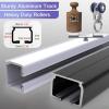 Universal Black Curtain Track for Heavy Curtains view 3